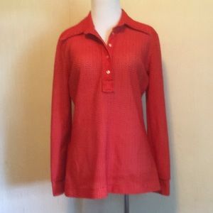 True vintage pullover open knit surfer chic